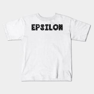 Epsilon Star Letters Kids T-Shirt